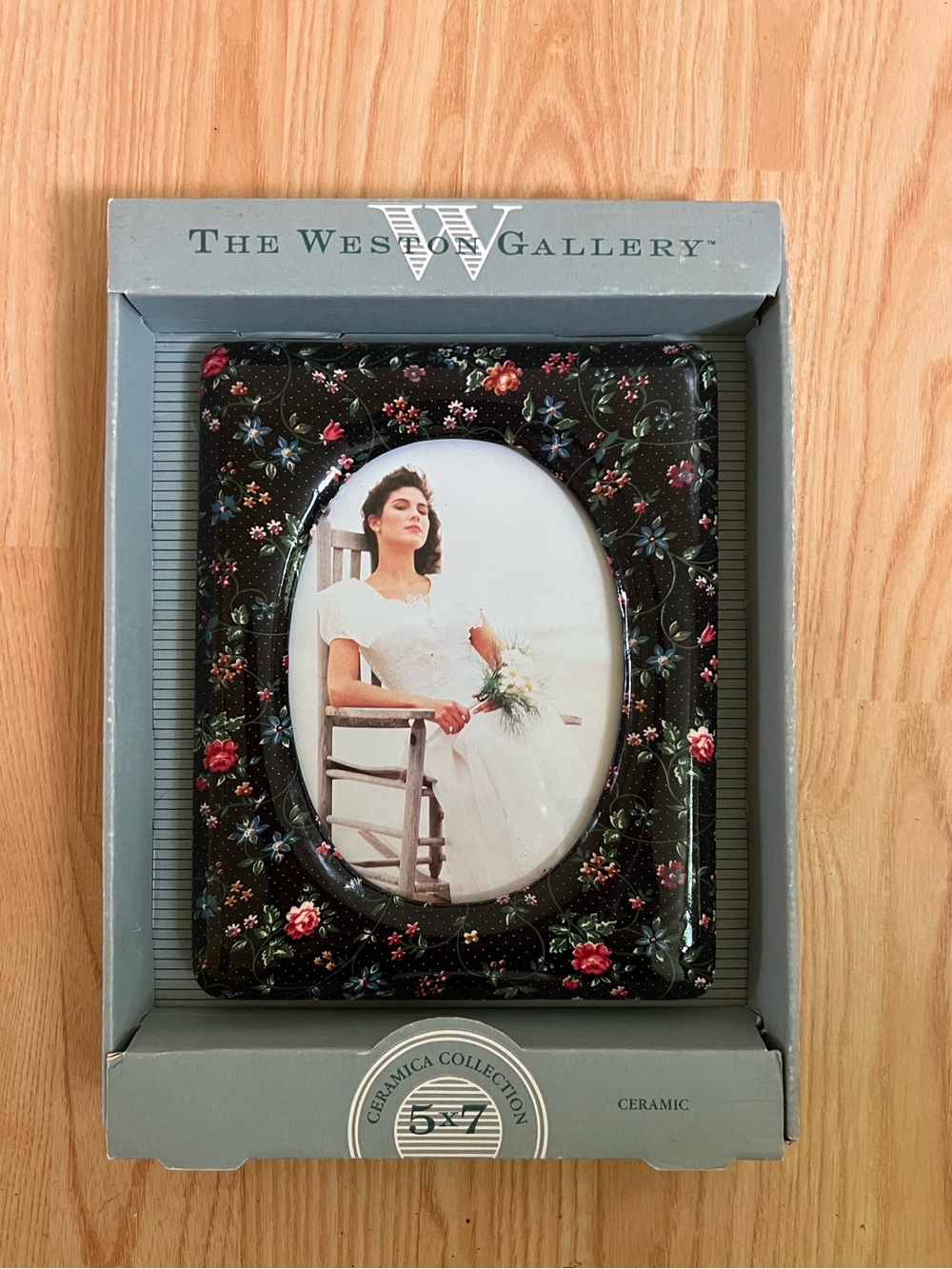 Vintage WESTON GALLERY porcelain ceramic photo gram